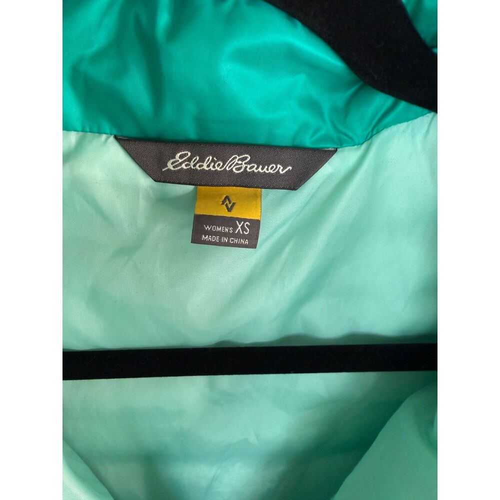 Eddie Bauer Travex 700 Fill Down Vest Women’s XS Green Puffer Lightweight - Picture 5 of 6